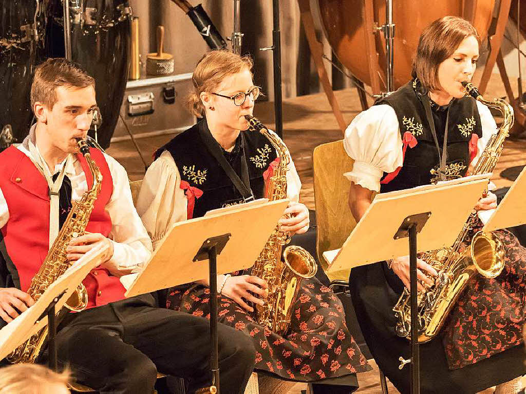 Jahreskonzert Trachtenkapelle Birkendorf (Dirigent Michael Kunzelmann) und Musikverein Schwaningen (Dirigent Roland Eckert)