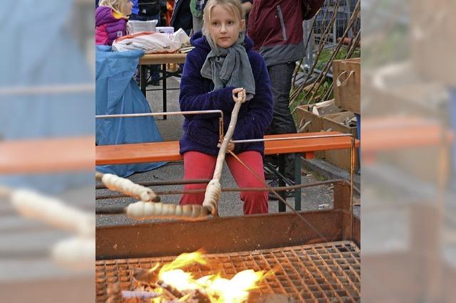 Heiterer Markt voller Vielfalt