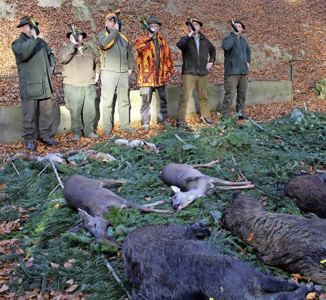 Die diesjhrige Blauenjagd war besonders erfolgreich.   | Foto: Cremer