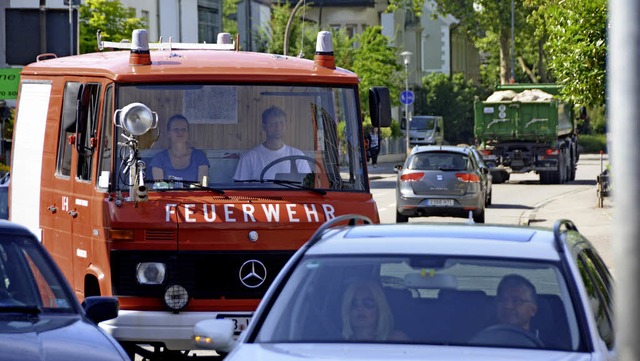 Viel Verkehr: Die Anwohner sollen mit ... Manahmen vor Lrm geschtzt werden.   | Foto: Lauber