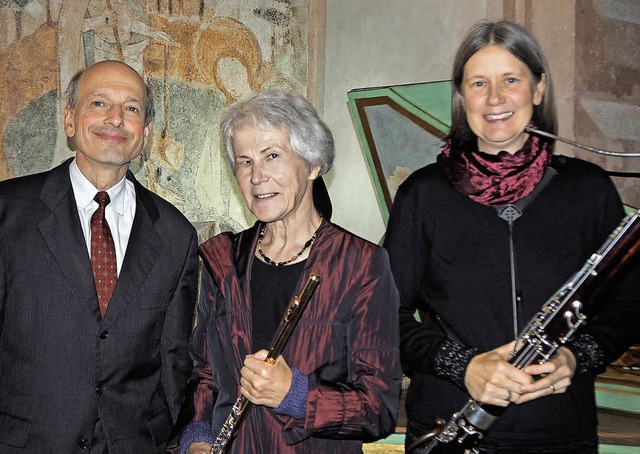 Thomas Schmid, Barbara Zimmermann und Nicole Schilling (rechts)   | Foto: Edward H. Tarr