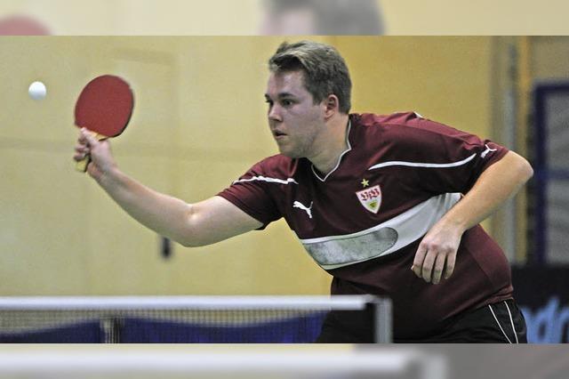 Michael Kuder vom SV Eichsel wird Tischtennis-Bezirksmeister