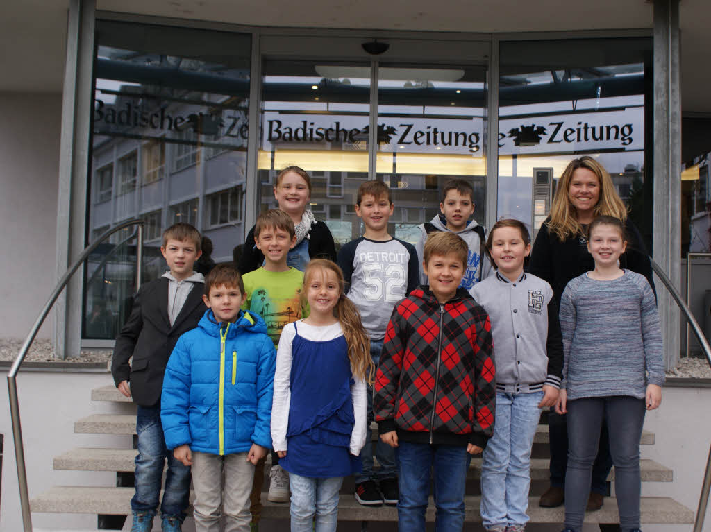 Klasse 4b der Grundschule Rimsingen-Auenstelle Oberrimsingen