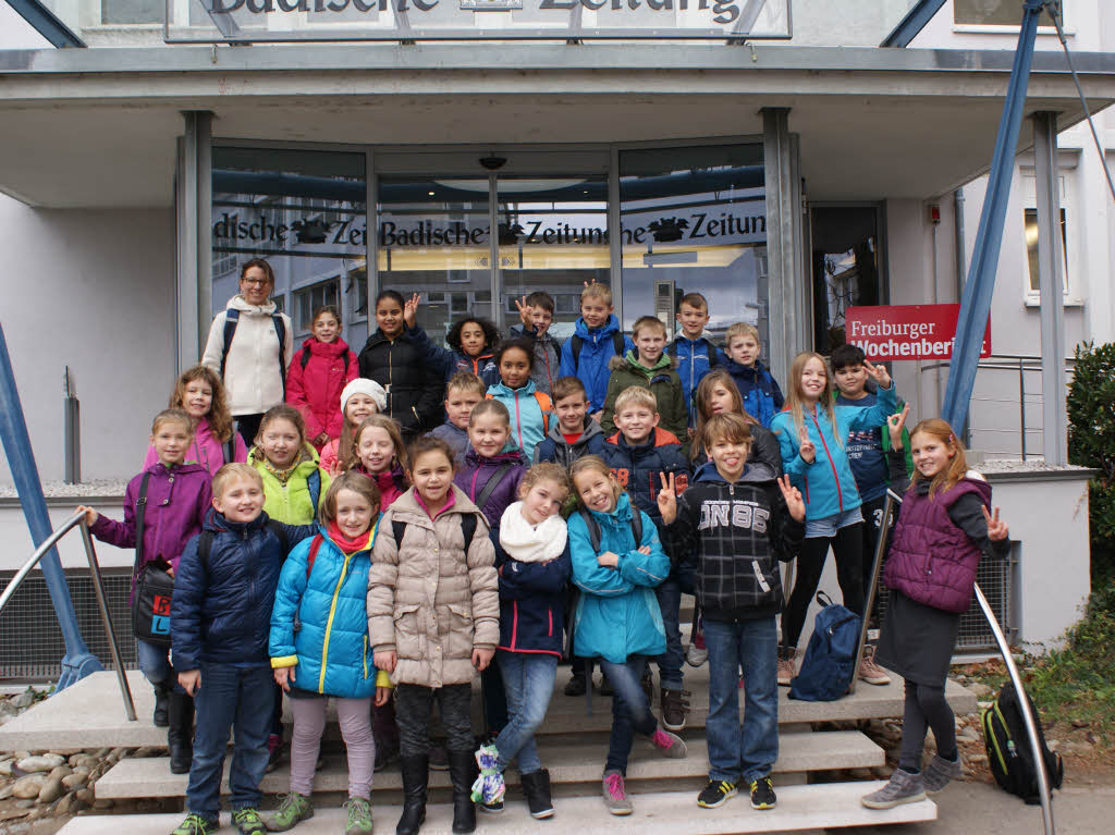 Klasse 4b der Grundschule am Erle Endingen