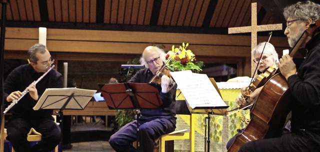 Gianluigi Durando, Antonio Pellegrini,...elten Musik von Mozarts Zeitgenossen.   | Foto: Katharina Bchle