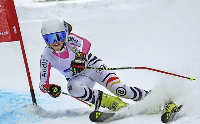 Anna-Lena Spitz - hier voll in Aktion ...hngeschild des Skiclubs Menzenschwand  | Foto: Verein
