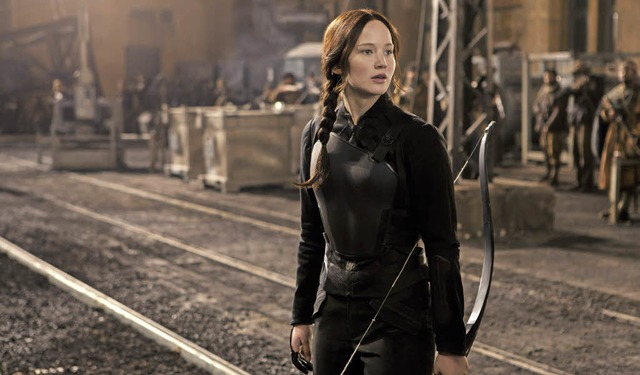 Revolutionre Symbolfigur voller Skrup...Jennifer Lawrence als Katniss Everdeen  | Foto: Studiocanal