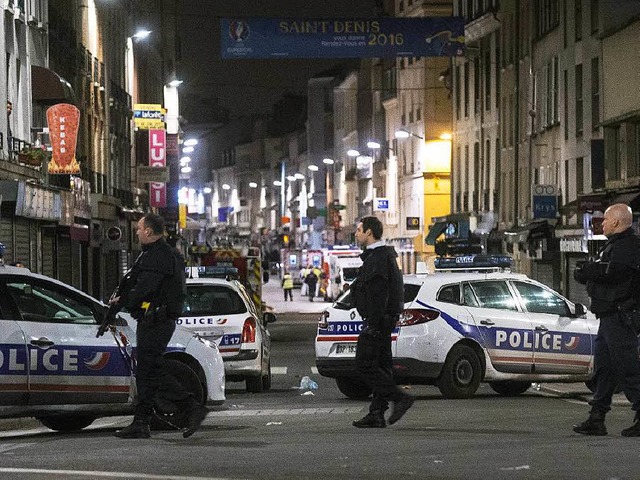In Saint Denis bei Paris hat es eine R...zieher der Anschlge vom 13. November.  | Foto: dpa