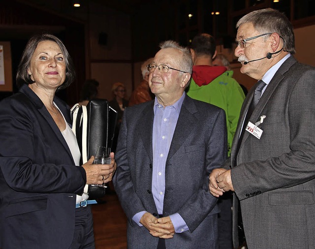 Die Energiewende vor Ort war Thema fr...nschmidt und Heinz-Wolfgang Spranger.   | Foto: Sabine Model