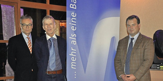 Die Referenten des Abends (von links):... Ulrich Kaffarnik und Daniel Bernecker  | Foto: Rainer Ruther