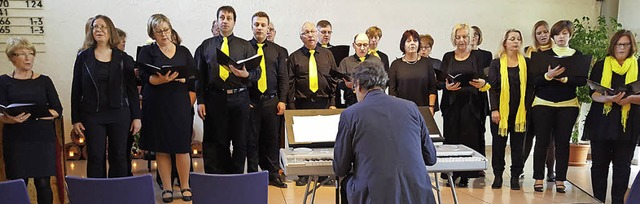 <BZ-FotoAnlauf>Besigheimer Chor:</BZ-F...lobter Auftritt in der Johannes-Kirche  | Foto: Privat