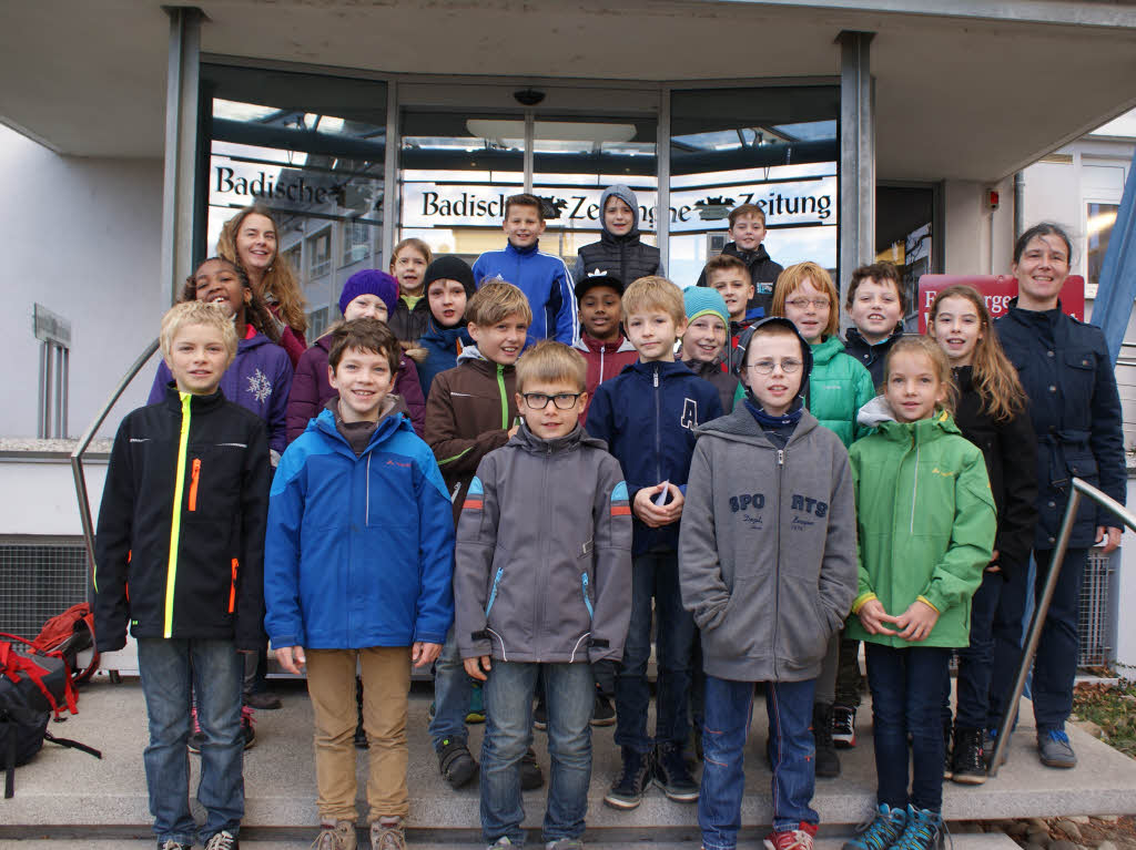 Klasse 4f der Grundschule aus Denzlingen Klasse 4f der Grundschule aus Denzlingen