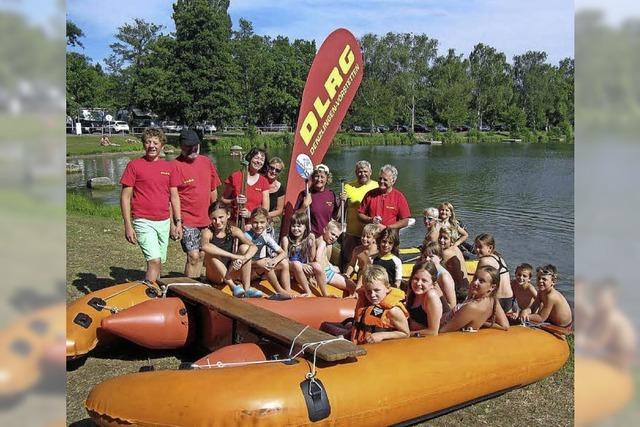 Ein Surfbrett als Ersatz frs Boot