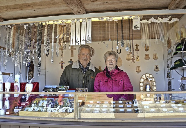 Seit 100 Jahren im Familienbesitz:  He...er in ihrem Stand auf dem Hrnleberg.   | Foto: Bernd Fackler