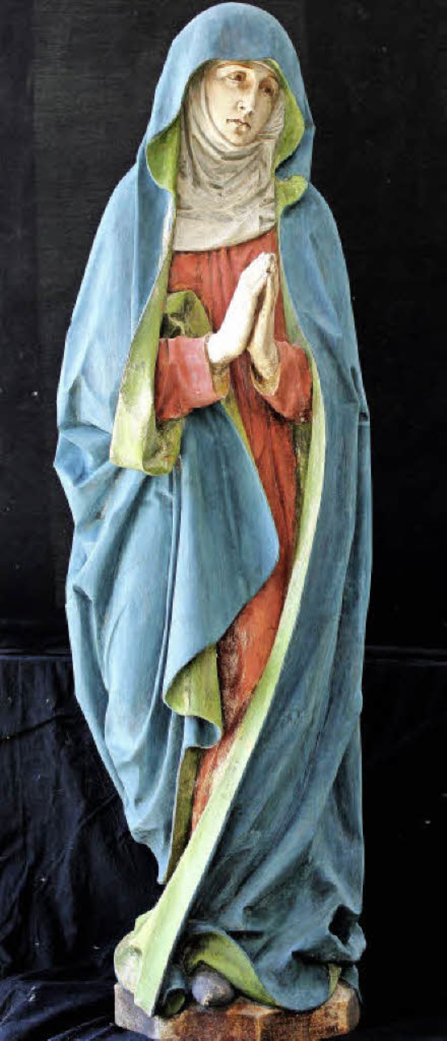 Statue an der Chorwand in Liel: Maria  | Foto: privat