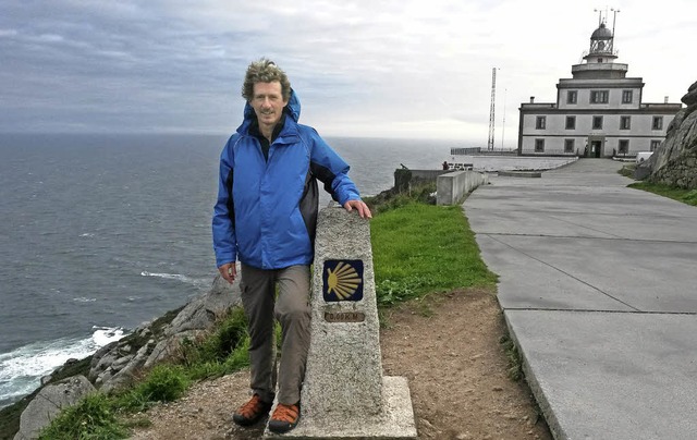 Andreas Tomsche am Ende der alten Welt in Finisterre,<ppp> </ppp>  | Foto: andreas Tomsche