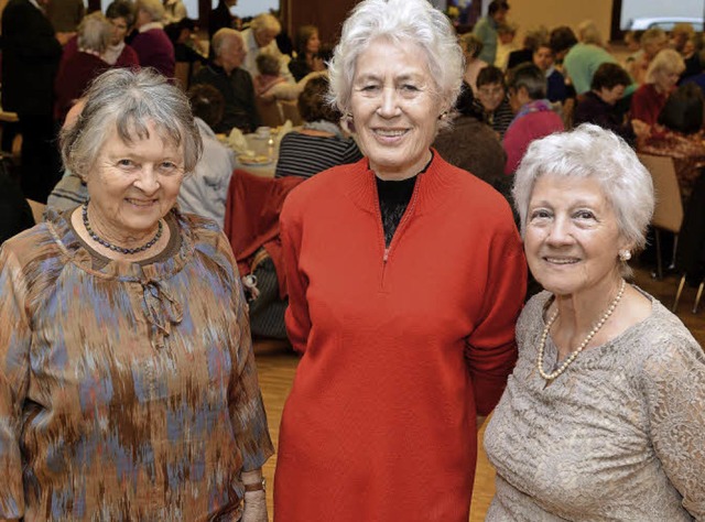 Engagieren sich schon lange fr ihre M...enschel, Erika Brogle, Maria Gntner.   | Foto: Rita Eggstein