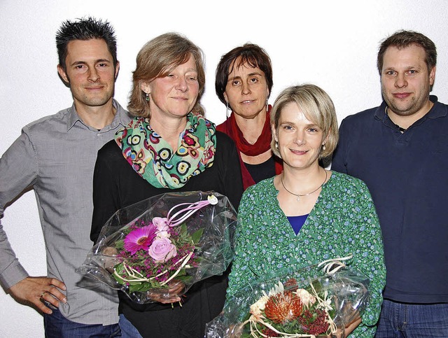 Neuer Vorstand des Familienzentrums (v... Peither, Carmen Frank, Stefan Dusch.   | Foto: Edgar Steinfelder