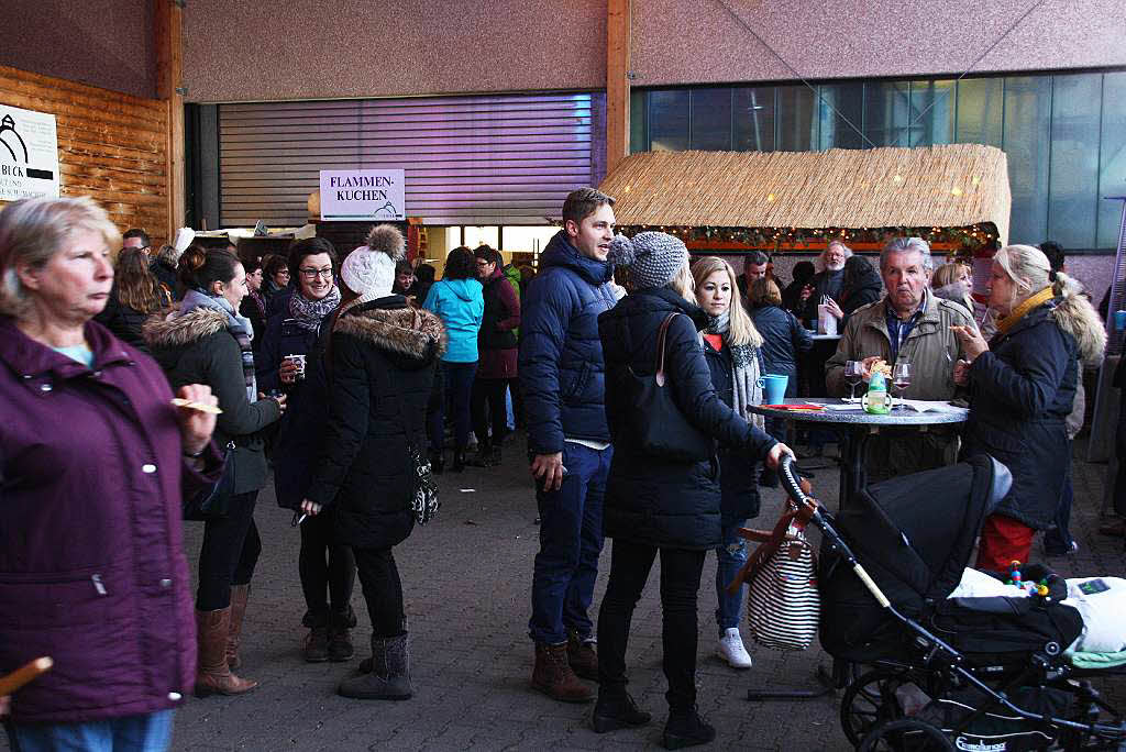 Auch im Auenbereich war einiges los beim Bahlinger Wintermarkt.