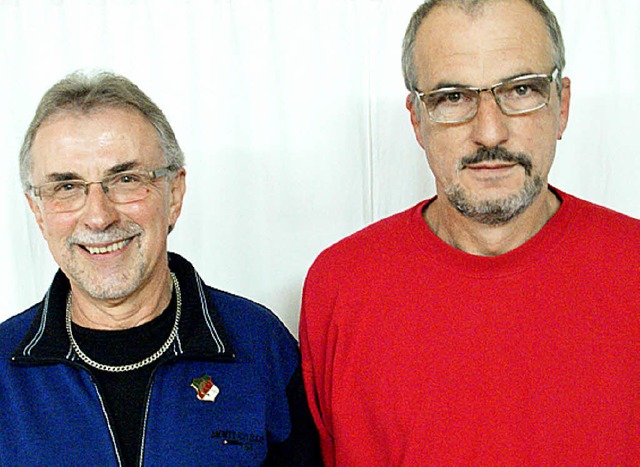 Vorsitzender Raymond-Jules Vstel und Stellvertreter Michael Huber (rechts)   | Foto: Miloslavic