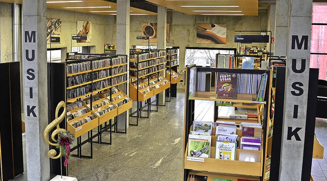 Die Musikbibliothek wchst weiter und wird noch attraktiver.   | Foto: Ullmann