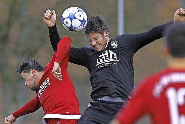 Turm in der Schlacht: Kay Schlageter k... TuS Bonndorf beim 0:0 in berlingen.   | Foto: Thomas Scherer