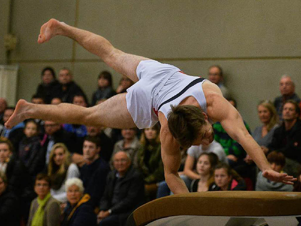 Yannick Stolz am Sprung Yannick Stolz am Sprung