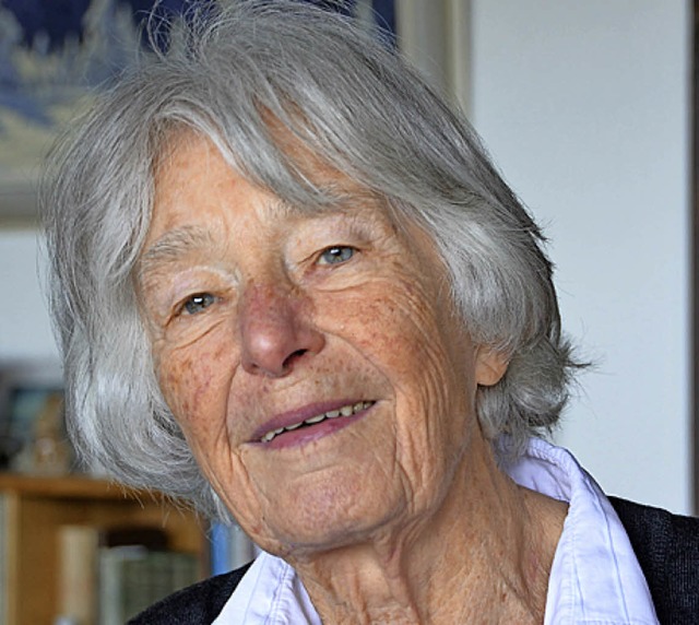Anneliese Jung feiert ihren 90 Geburtstag.   | Foto: Maldacker