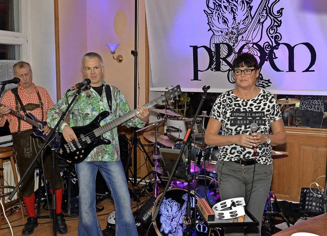 Die Formation Prom: (von links) Robby ...nd  Stefan Scherr und  Klaus Fallert.   | Foto: Heinz Vollmar