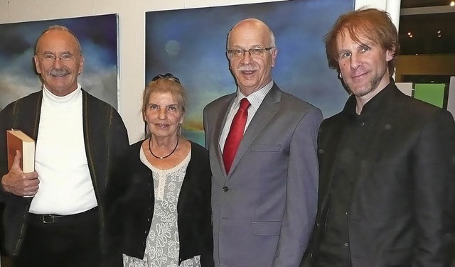 &#8222;Gedichte und Musik zum Abend un...Holzmann und Jan Ullmann (von links).   | Foto: Annette Preuss