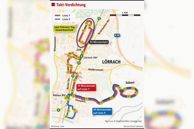 Neue Routen fr Stadtbuslinien