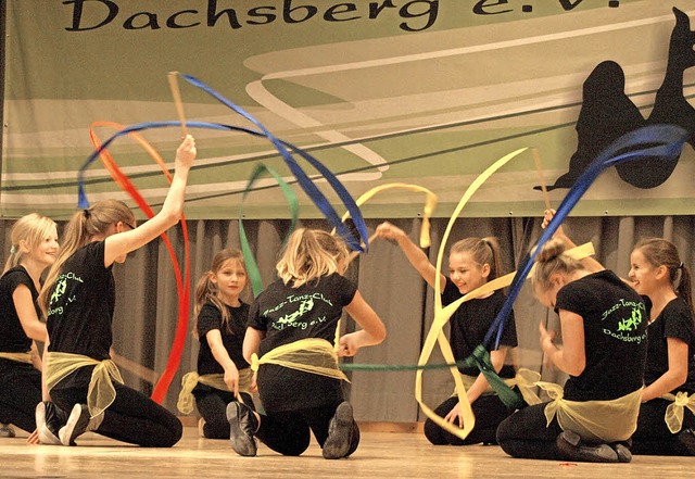 Einen mit diversen Tanzprsentationen ...en Tanz mit bunten Bndern gestalteten  | Foto: Karin Stckl-Steinebrunner