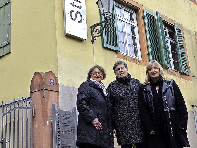 Der (noch) amtierende Vorstand der BI ...audia Mllinger und Silvia Neumeister   | Foto: F. Lieschke