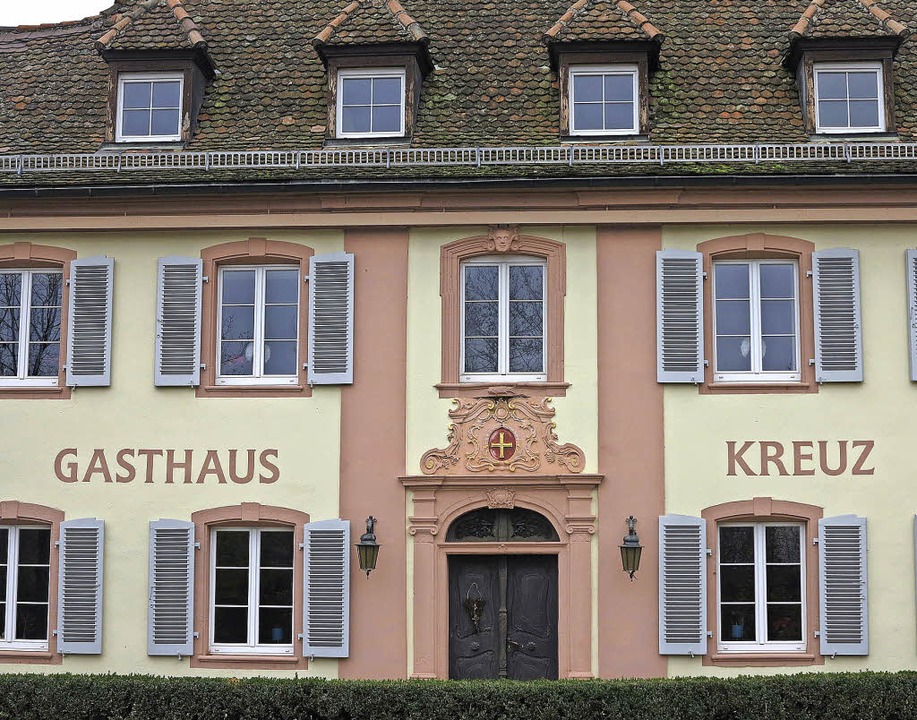 Das Müllheimer Gasthaus Kreuz, in dem Gustav Oberst Wirt war   | Foto: Dorothee Philipp