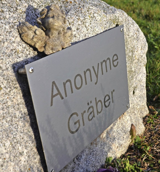Eine nchterne Mglichkeit der Bestattung sind anonyme Grber.  | Foto: Kathrin Blum