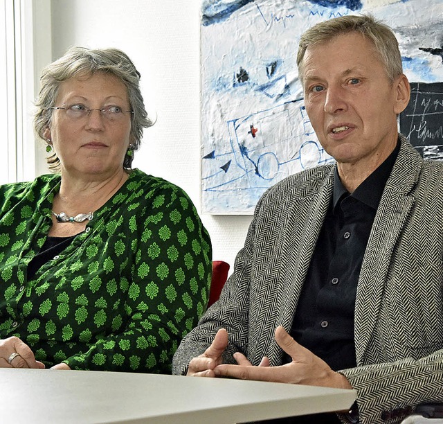 Bettina Mhlen-Haas und Wolfgang Schfer-Mai vom DRK   | Foto: bamberger