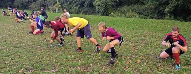 Regelmig trainiert der Rugby Club in Hugstetten.   | Foto: Marco Felber