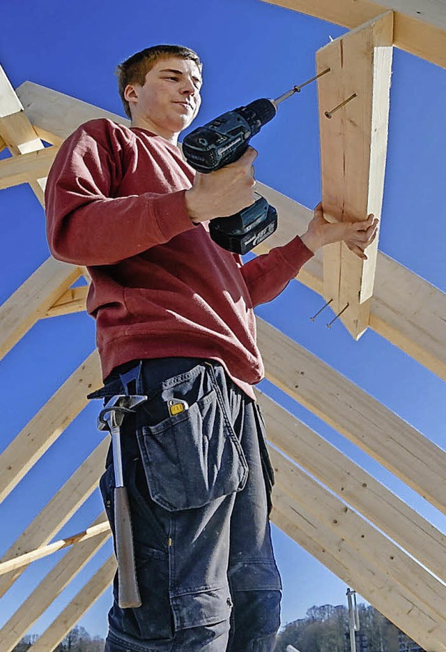 Das Handwerk wirbt um junge Fachkrfte.   | Foto: Markus Scholz (DPA)