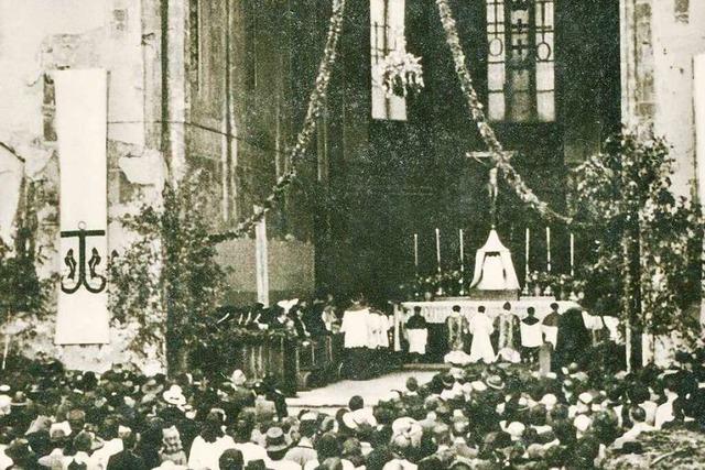 Wie Freiburger Kirchen nach der Zerstrung wieder aufgebaut wurden