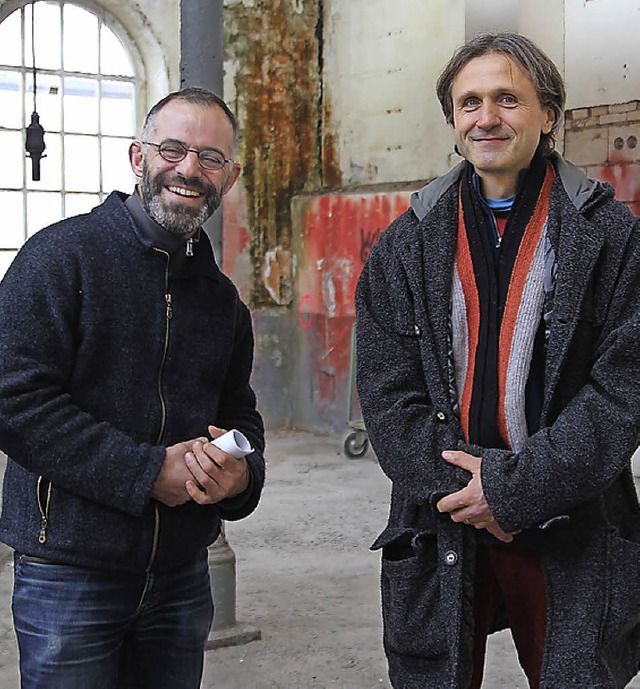 Roman Bockemhl (links) und der  stellvertretende Musikschulleiter Peter Mller   | Foto: Anja Bertsch