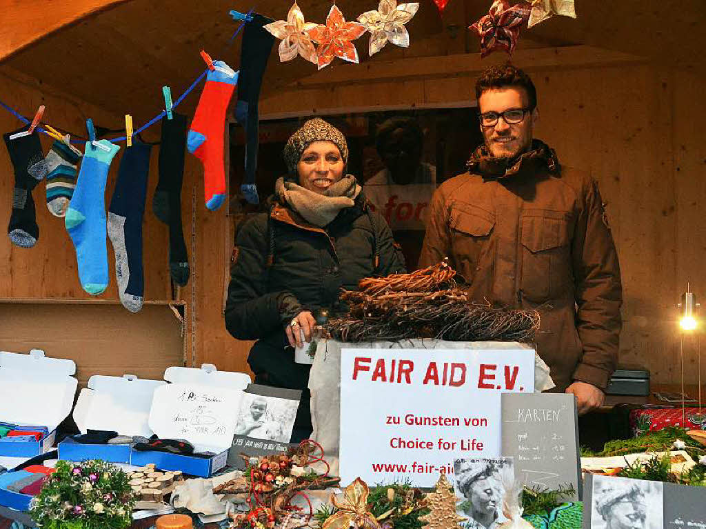 Auch mehrere Hilfsorganisationen nahmen mit einem Angebot teil.