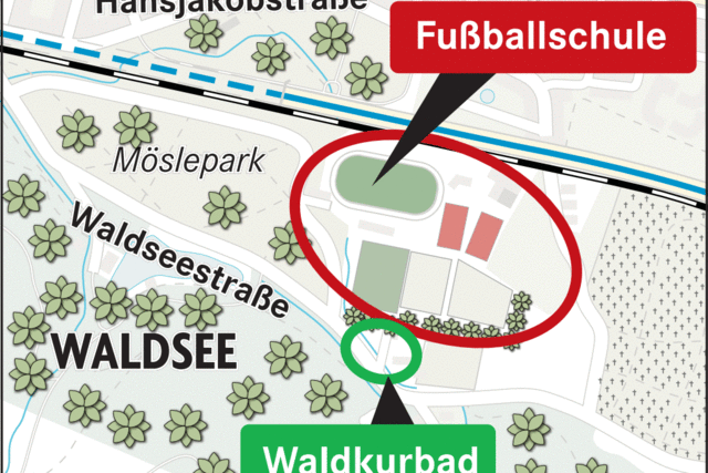 Jahrelanger Zoff: Waldkurbad gegen Freiburger Fuballschule