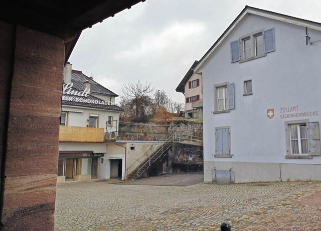 Die Gemeinde Stein will neben dem Rhei...kopf und das alte Zollhaus  aufwerten.  | Foto: Michael Gottstein