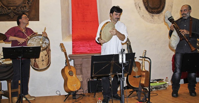 Virtuos und mit einem breiten Fundus a...von links) ein Konzert in St. Agathe.   | Foto: Anja Bertsch