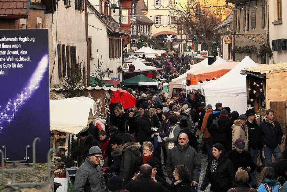 Impressionen vom Vogtsburger Weihnachtsmarkt (Foto: Herbert Trogus)