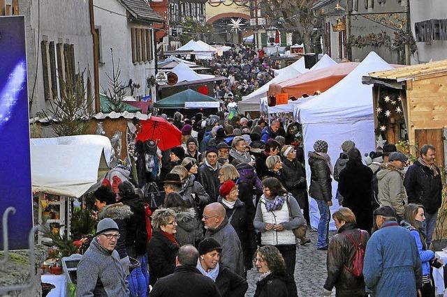 Tausende Besucher auf dem Vogtsburger Weihnachtsmarkt