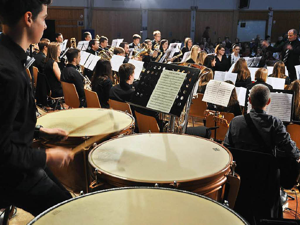 Impressionen von der zentralen Verleihung der Leistungsabzeichen mit Konzert des Jugendorchesters des Alemannischen Musikverbandes