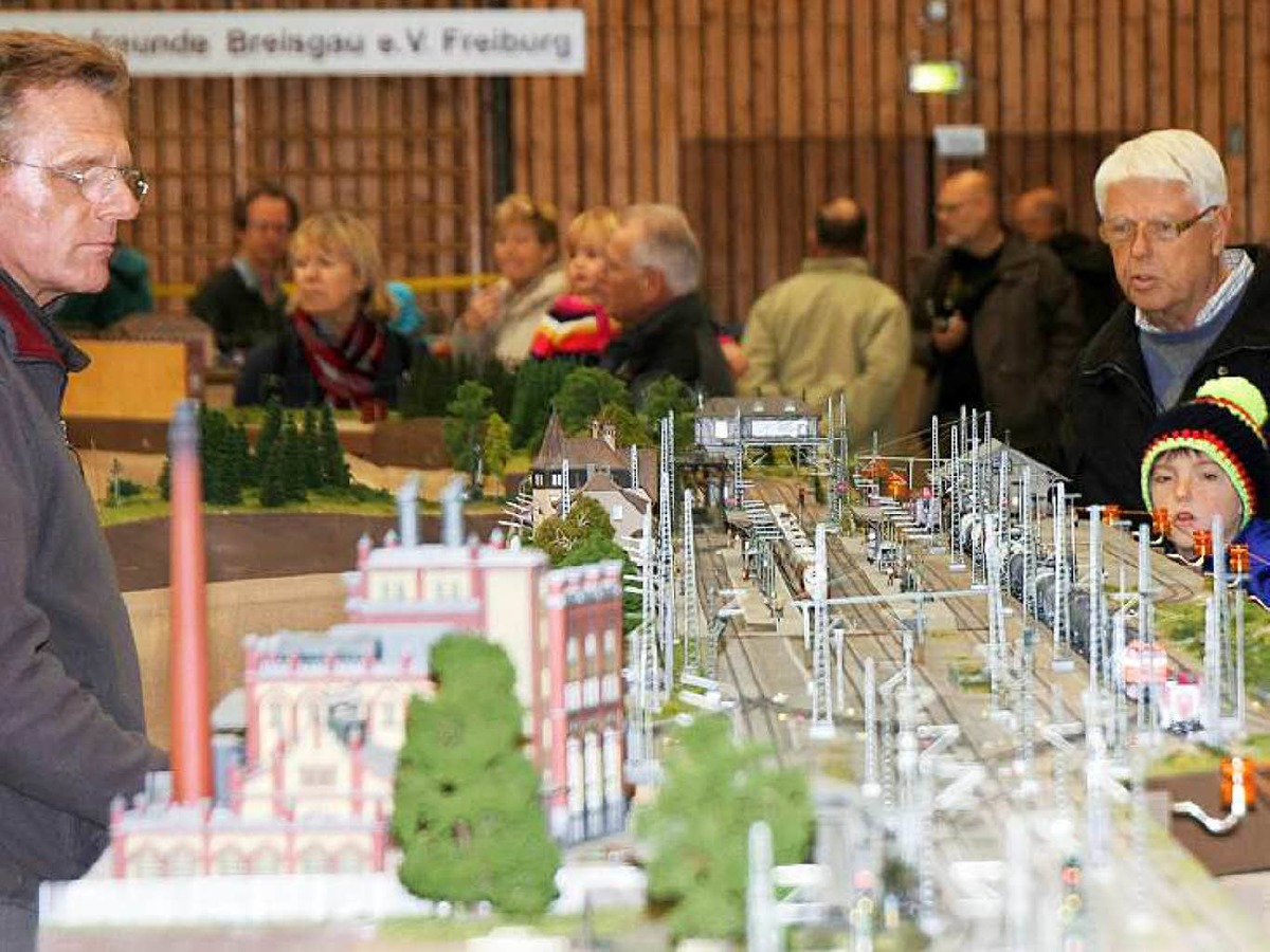 Viel zu entdecken gab es fr Jung und Alt bei der Modellbahnausstellung der Eisenbahnfreunde Breisgau.