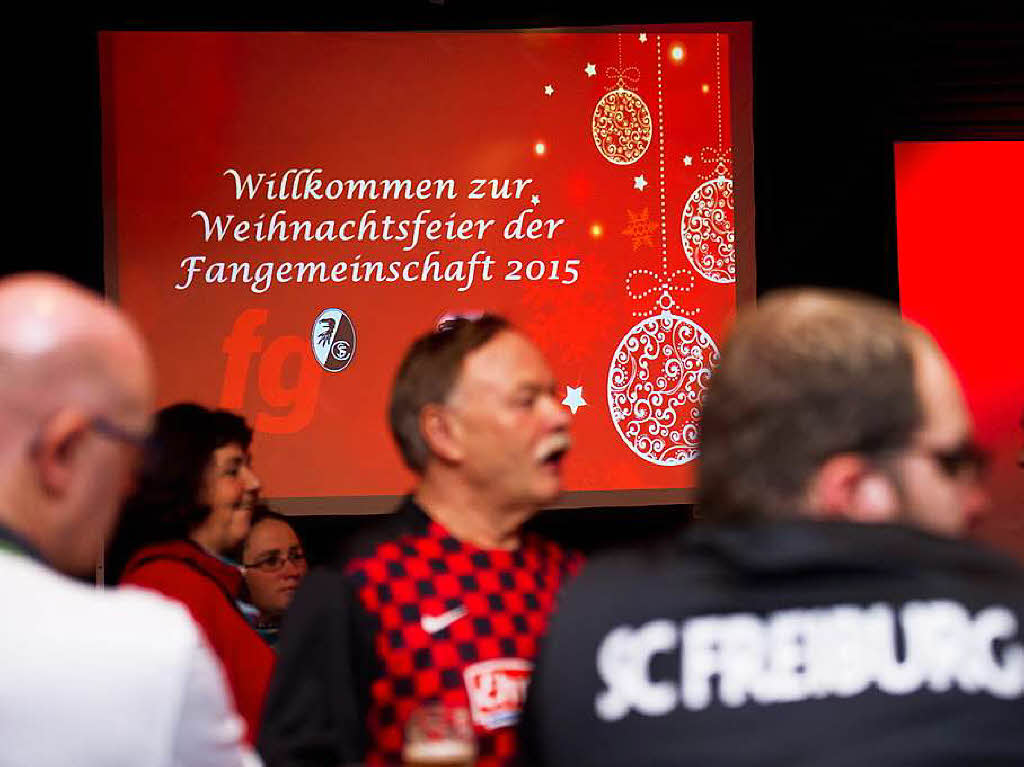 Weihnachtsfeier der Fangemeinschaft des SC Freiburg 2015