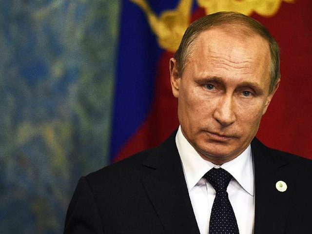 Wladimir Putin erhebt schwere Vorwrfe.  | Foto: AFP